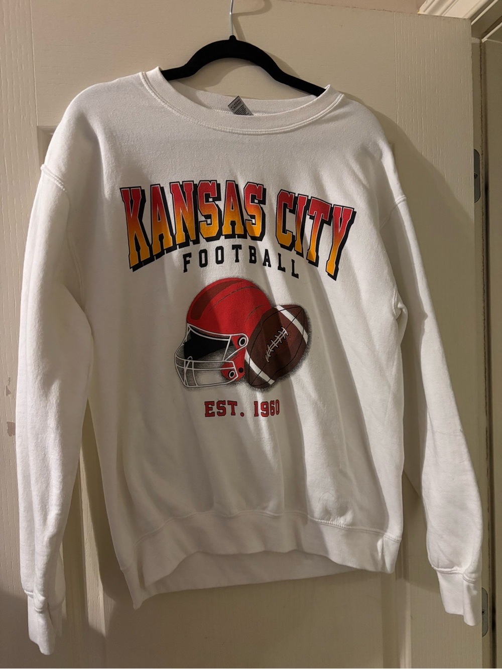 Kansas City Football Graphic Sweatshirt - Size Medium